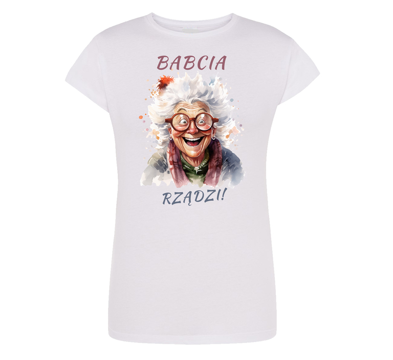 koszulka na dzień babci; koszulka dla babci z nadrukiem; prezent na dzień babci; koszulka z napisem kocham moją babcię; najlepsza babcia koszulka